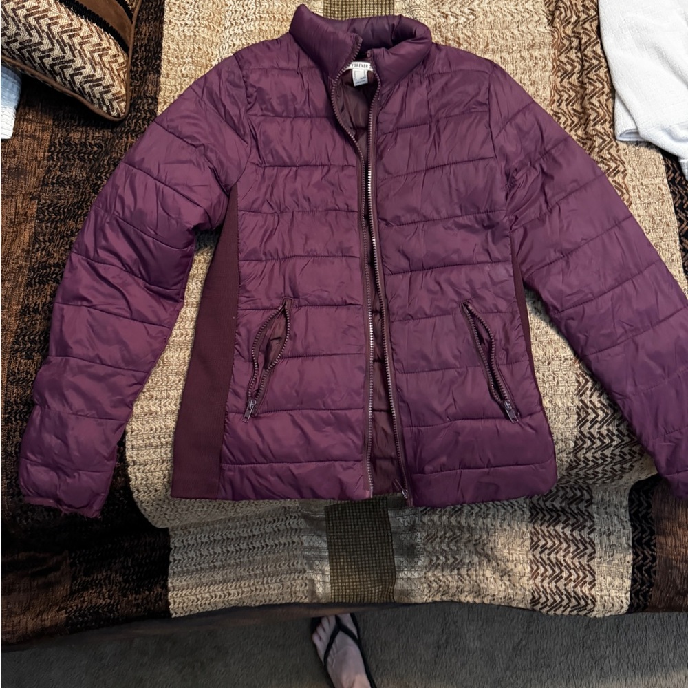 Purple Puffer Jacket
